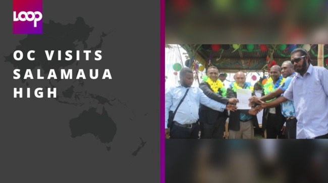 OC visits Salamaua high