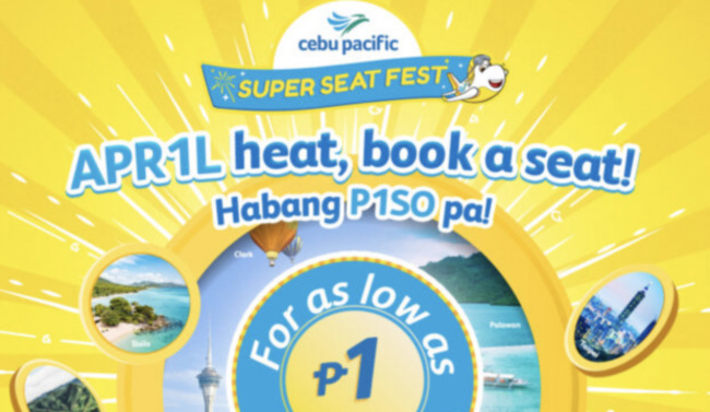 Cebu Pacific brightens up summer with 3-Day P1SO Sale
