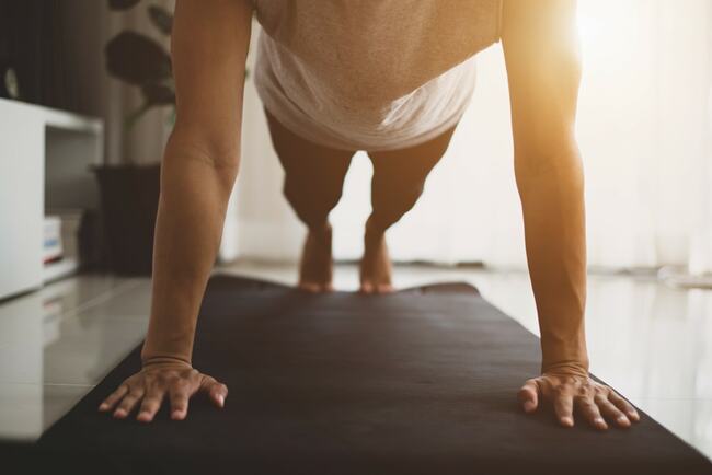 Push-ups for better mental health