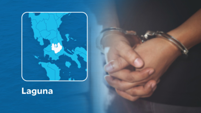 Armed drug pusher held in Laguna