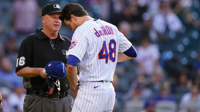 Mets’ deGrom first pitcher inspected under new MLB foreign substance rules