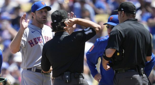 Mets' Scherzer suspended 10 games for rosin incident vs. Dodgers