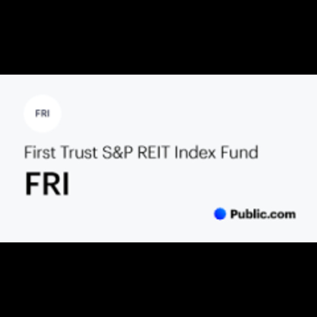 First Trust S&P REIT Index Fund (NYSEARCA:FRI) Shares Up 0.6%