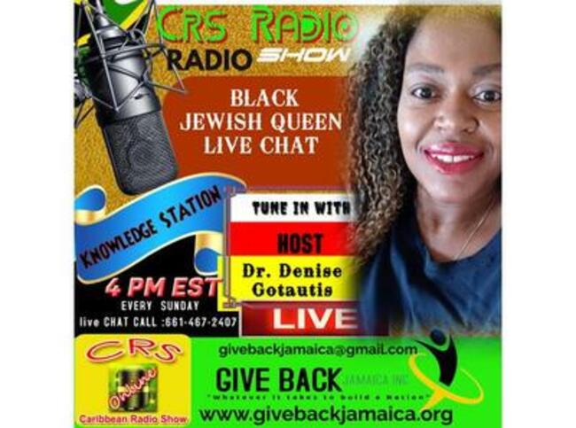 CRS Radio The Black Jewish Queen Live Chat Guest Matrix Creator Sophia Stewart