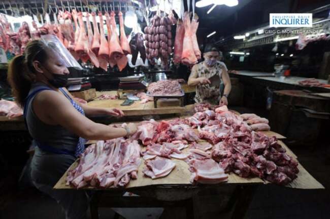 Rice, pork prices going up