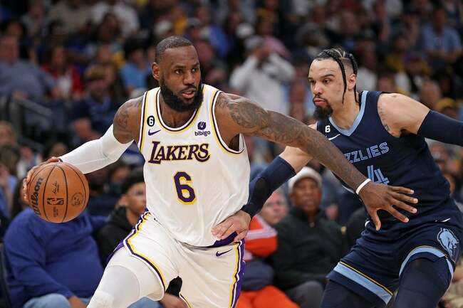 Lakers star LeBron James brushes off Dillon Brooks trash talk