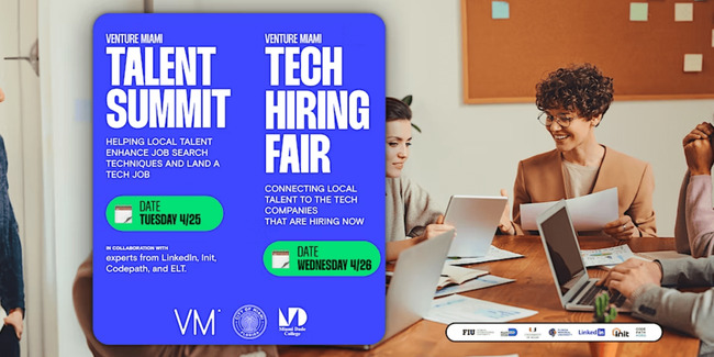 Venture Miami Talent Summit + Tech Hiring Fair