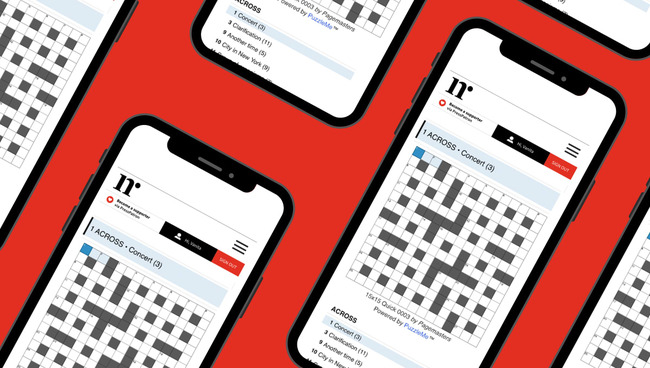 Newsroom daily crossword, Tuesday 25 April