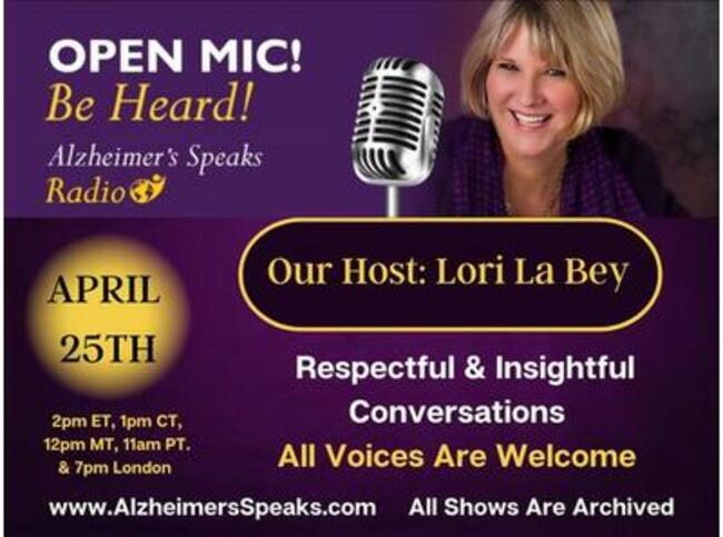 Open Mic for All Things Dementia & Caregiving
