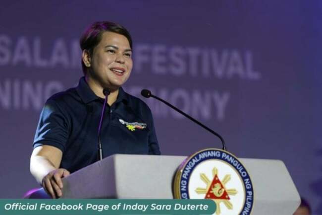 Sara Duterte is confident PH's post-pandemic recovery on track amid town festivals