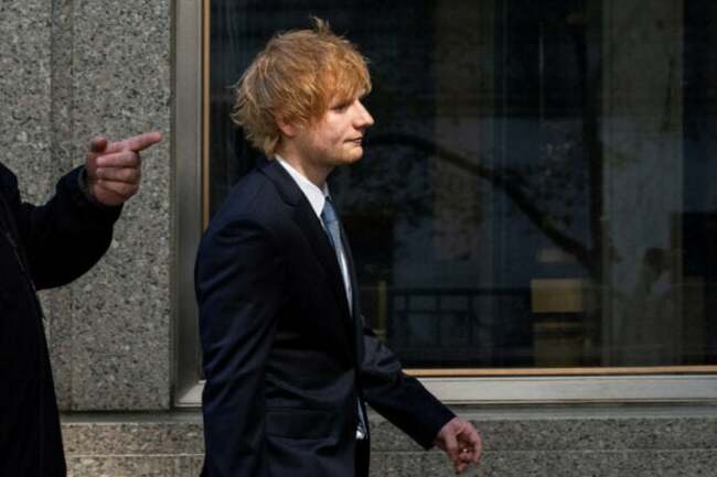 No dancing, judge tells jury at Ed Sheeran copyright trial