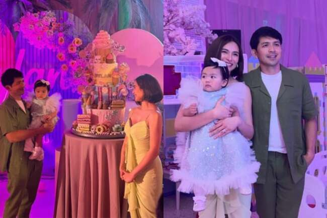 LOOK: Jennylyn Mercado, Dennis Trillo mark daughter Dylan's 1st birthday with candy land party