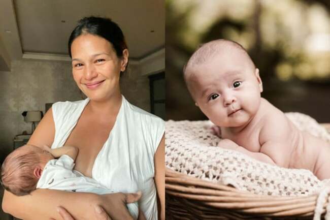 LOOK: Iza Calzado finally reveals face of baby Deia Amihan