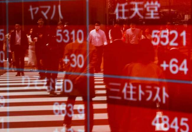 Asian shares sink on banking jitters, US economic concerns