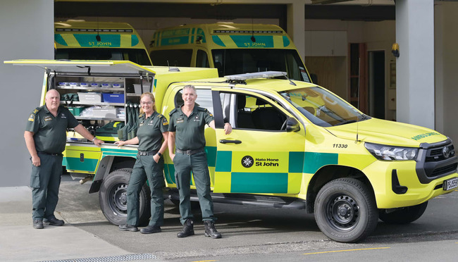 New vehicle helping St John staff to deliver critical care