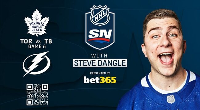 Watch a game with Steve Dangle: Maple Leafs vs. Lightning, Game 6
