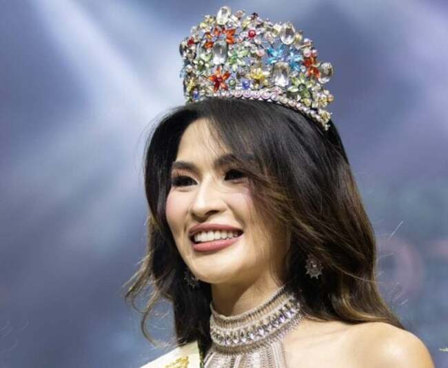 Yllana Marie Aduana used 5,000 safety pins as gown design to clinch Miss Philippines Earth crown