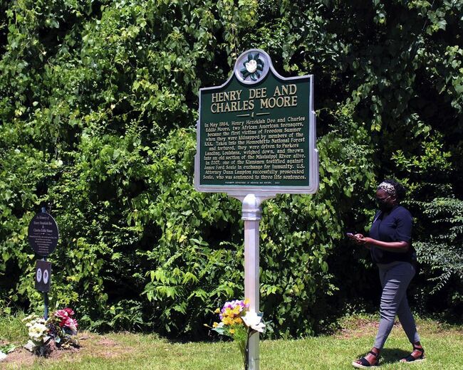 Mississippi marker honors 2 killed Black men killed by Klan