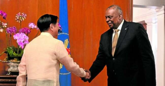 Austin to Marcos: We're your family. We have your back in South China Sea