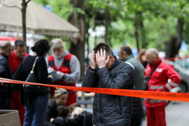 13-year-old boy kills nine in planned attack at Serbian school