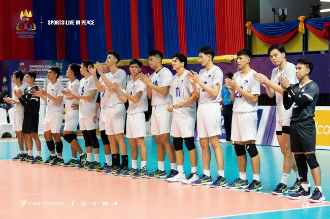 PH men's volleyball team ends podium hopes, bows to Cambodia to go 0-2