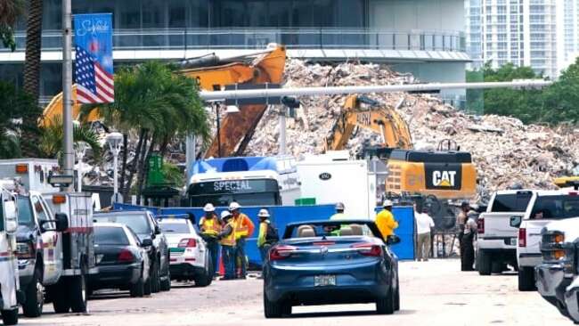 Search for bodies concludes at site of Florida condo collapse