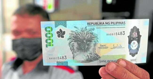 P1,000 bill named ‘Bank Note of the Year'