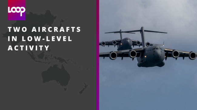 Two aircrafts in low-level activity