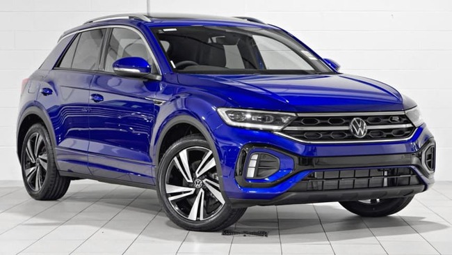 Used 2022 Blue Volkswagen T-Roc 140TSI R-Line Wagonfor sale in Fairfield, VIC