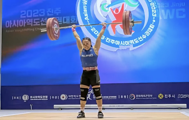 Hidilyn Diaz-Naranjo places fourth in Asian Weightlifting Championships 2023