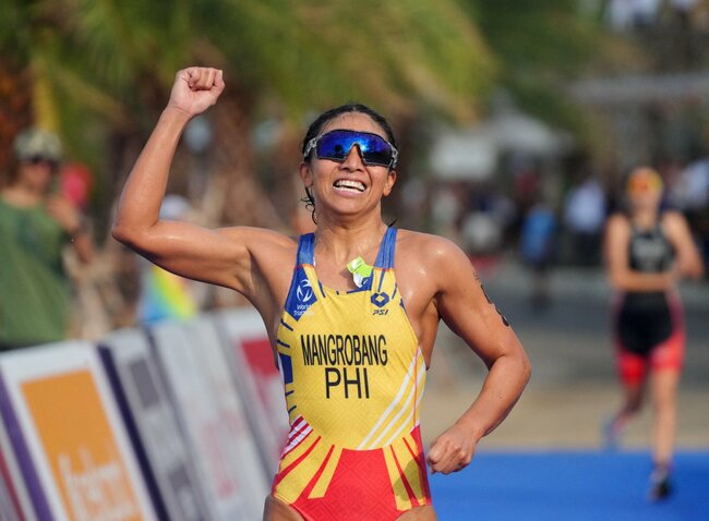 SEA Games 2023: Kim Mangrobang loses triathlon title to naturalized Cambodian