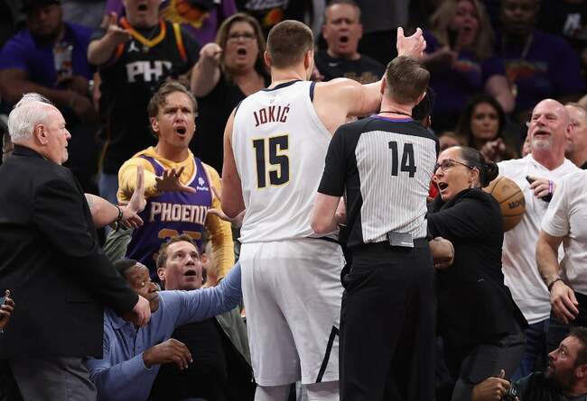 NBA: Nuggets' Nikola Jokic has dust-up with Suns owner