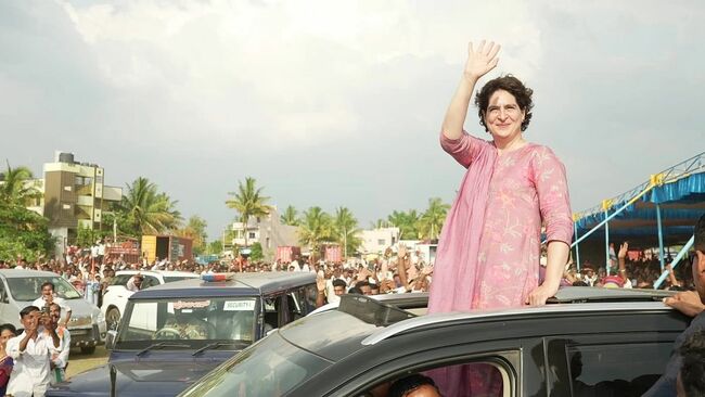 Priyanka Gandhi Vadra likely to contest Lok Sabha polls from Telangana