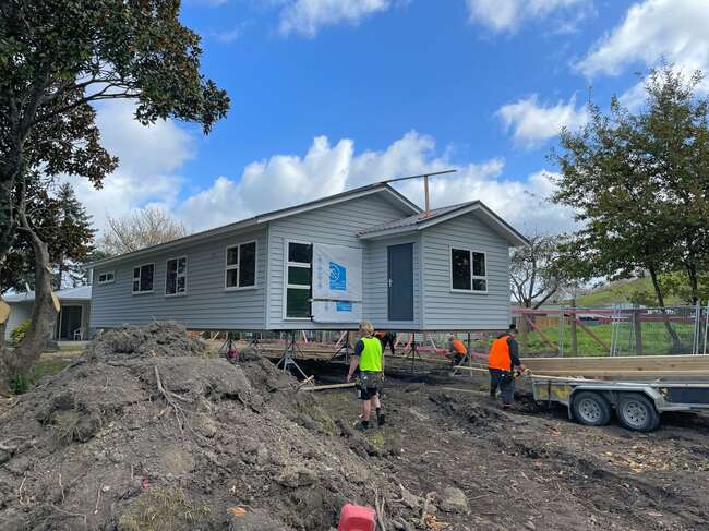 Trainee builders providing homes to whānau in need
