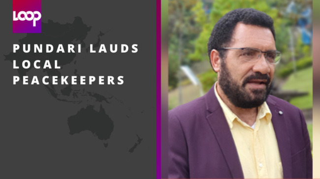 Pundari lauds local peacekeepers
