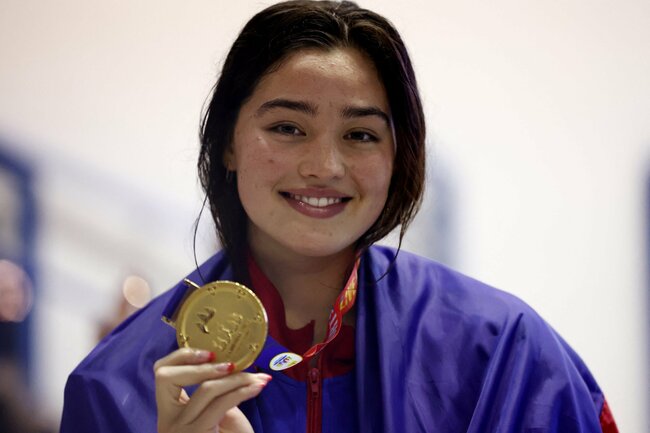 Teia Salvino wins PH's second SEA Games 2023 swimming gold in record time