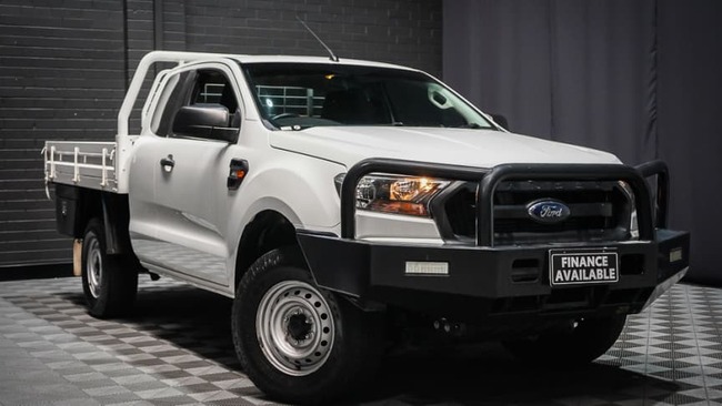 Used 2016 White Ford Ranger XL Cab Chassis Extended Cabfor sale in Canning Vale, WA