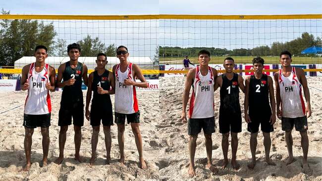 PH men's beach volleyball team off to strong start in SEA Games 2023