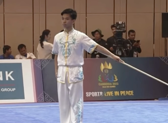 SEA Games 2023: Wushu artist Sandrex Gainsan bags bronze