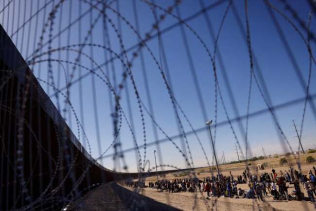 Migrant detentions at U.S.-Mexico border hit record highs as Title 42 ends