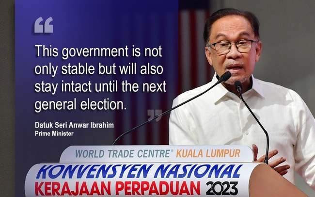 UNITY GOV'T NATIONAL CONVENTION PROOF OF GOVERNMENT'S STABILITY, STRENGTH