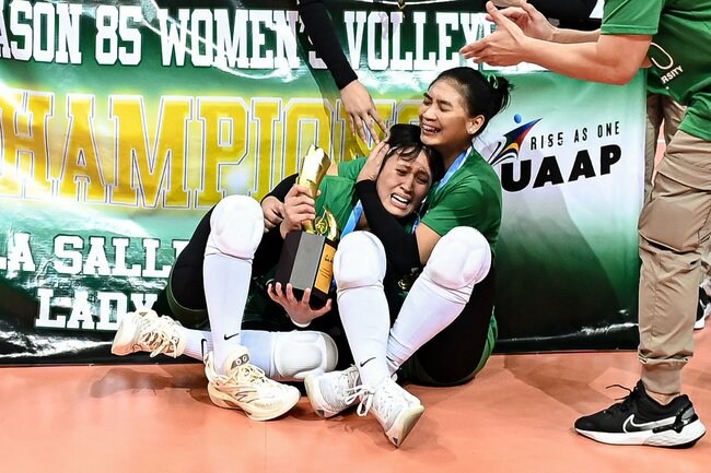 Surreal moment for Mars Alba as she leaves La Salle a UAAP champion