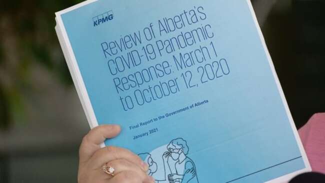 Alberta government releases review of early COVID-19 response — but NDP say recommendations weren't taken