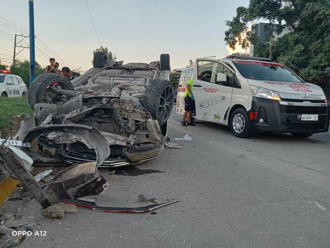 IN PHOTOS: Three injured in Mandaue accident