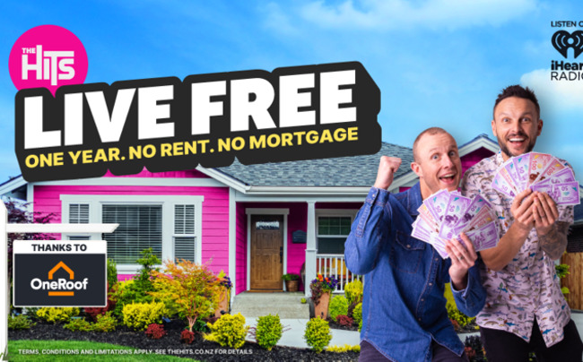 The Hits Live Rent or Mortgage Free with OneRoof. 1 year, no rent or mortgage