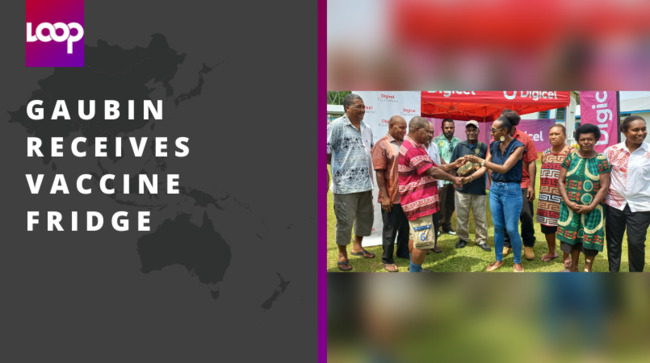 Gaubin receives vaccine fridge