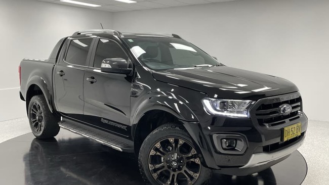 Used 2022 Shadow Black Ford Ranger Wildtrak Utility Dual Cabfor sale in Hamilton, NSW