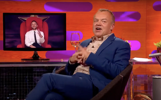 Jono finally reveals the story he never got to tell on 'The Graham Norton Show's Red Chair
