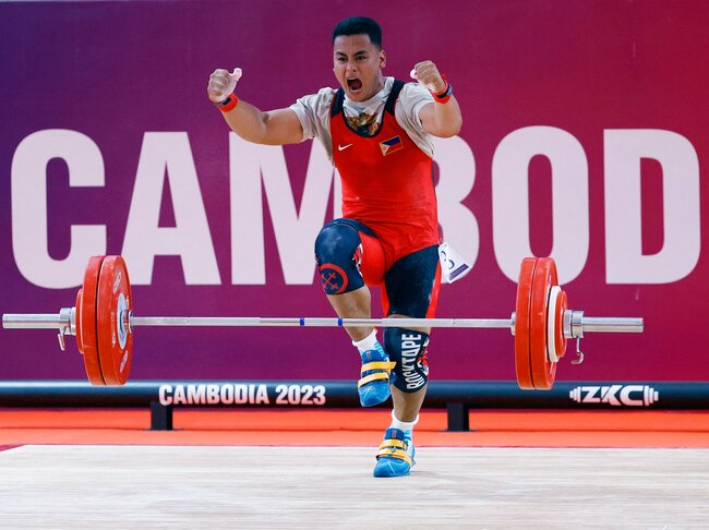 SEA Games 2023: Weightlifter Dexter Tabique sets PH records, wins bronze