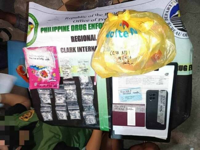 ‘Chocolate' package containing P1M meth intercepted at Clark